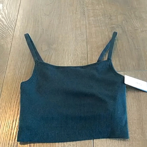 NWT Gapbody Black Ribbed Cami XSmall - Picture 1 of 4